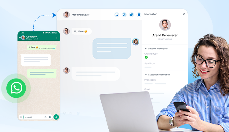 Utilize o WhatsApp no contacto com os seus clientes de forma integrada com a Central Telefónica
